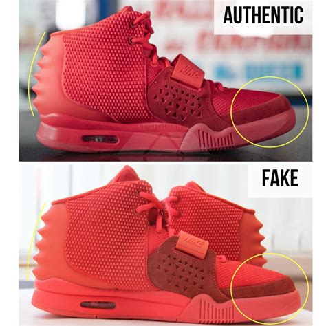 nike air yeezy 2 red october fake vs real|nike yeezy red october price.